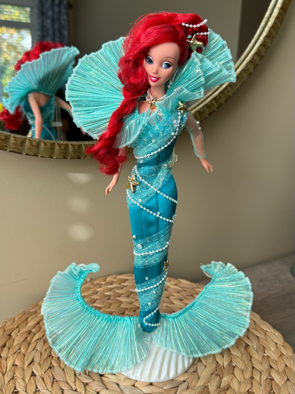 Vintage 1997 Disney Aqua Fantasy Ariel Collector Doll Mattel